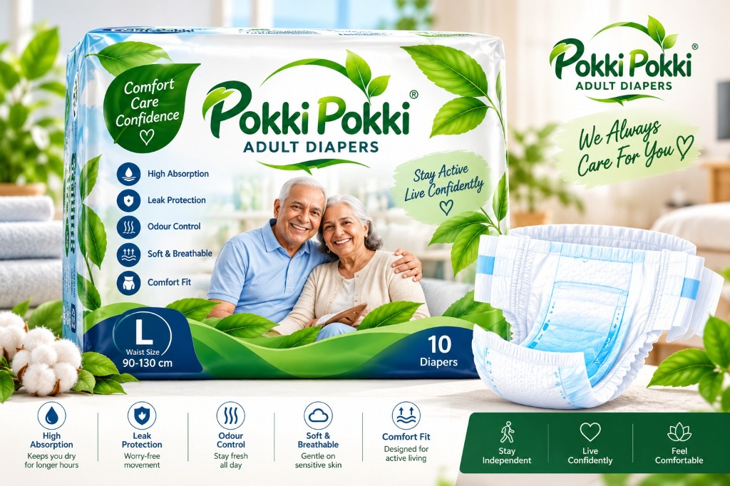 Pokki Pokki Adult Diapers Stay Active Live Confidently